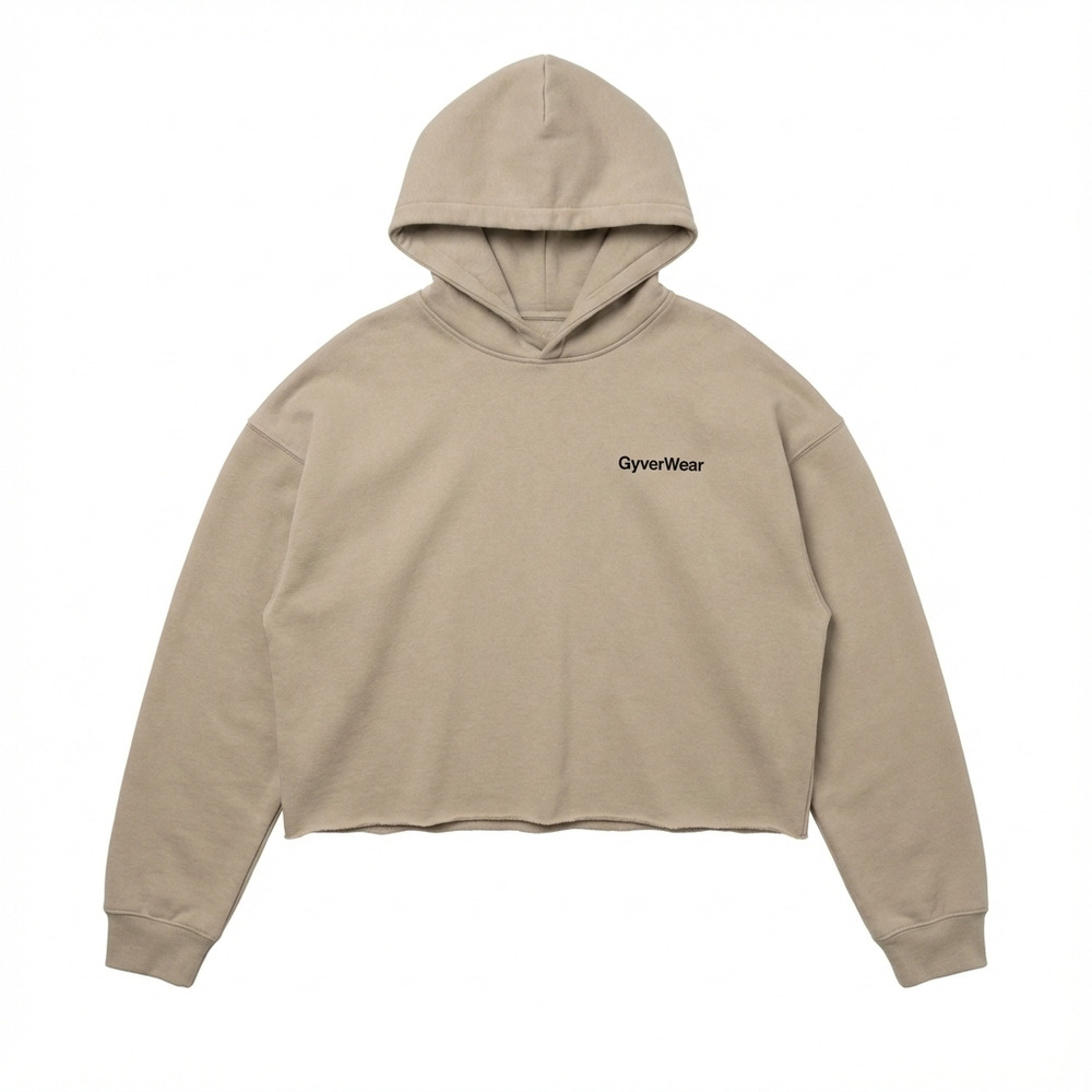 Cropped Oversized Hoodie